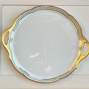 Vintage Limoges Decor Cake Plate